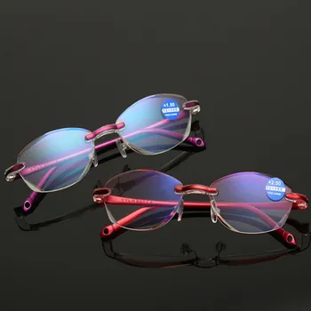 Модни Нови дамски очила за четене със синя светлина + 1.0 до + 4,0 YJ013