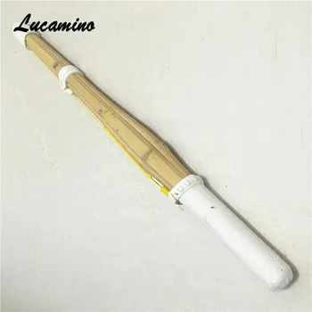 62 см Бамбуков нож с двойно управление, къса бамбукови мечове Kendo akimbo, Nitouryuu, Два меча като един стандартен бамбуков нож 62 см и 37 размер
