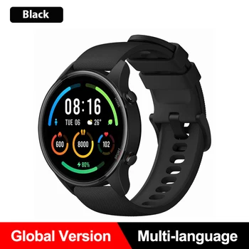 Глобалната версия на Xiaomi Mi Watch GPS Фитнес Тракер, Цветни Часовници 5ATM Водоустойчив Спортен Монитор на Сърдечната Честота 1,39-Инчов AMOLED Екран