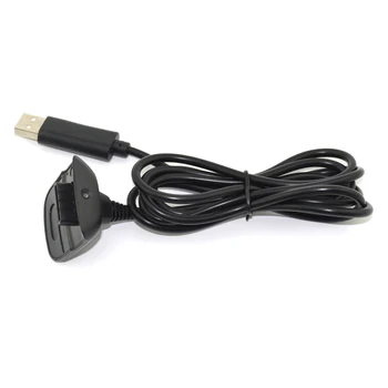 10 броя USB-Кабел за Зареждане на Смарт Зарядно Устройство за Безжичен контролер Xbox 360, Без магнитни пръстени