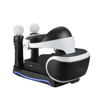 4 В 1 Държач за зареждане на PS VR За PS4 VR Второ Поколение Многофункционална Дръжка, Поставка За Зарядно Устройство, Поставка За Зарядно Кабел Комплект