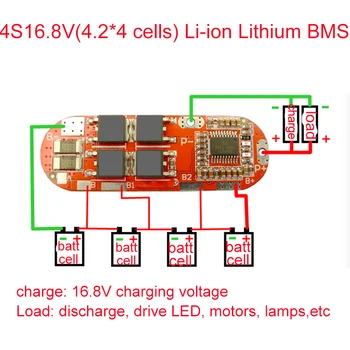 BMS 1S 2S 3S 4S 5S 10A 25A 18650 lto Литиево-йонна батерия Липо Модул Защита Литиева Батерия Схема на Баланс балансировщик Заплащане на еквалайзера