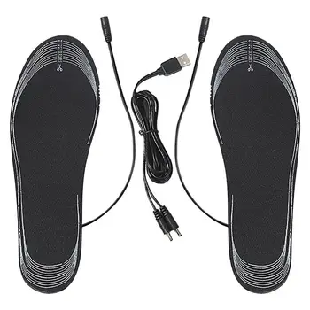USB Стелки За Обувки С Подгряване, Електрически Топло За Краката, Топло На Краката, Подложка За Чорапи, Зимни Спортове На Открито, Нагревательная Стелки, Зимни Топла Възглавница
