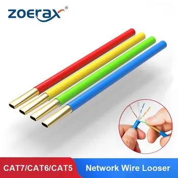 Инструменти за мрежов инженер ZoeRax Мрежова тел ослабитель за CAT5 CAT6 Ethermet кабел ослабитель усукана тел разделител ядра lan