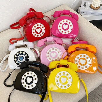 Harajuku Телефон Дизайн Дамска Чанта На Рамото Самоличността на Стационарни Чанта През Рамо Забавен Портфейл за Жени 2021 Дамска Чанта Ins