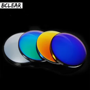 BCLEAR 1.56 Модни Цветни Поляризирани UV400 Огледално Отразяващи Слънчеви Очила с Рецепта Лещи на Слънчеви Очила За Шофиране При Късогледство