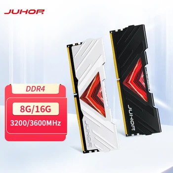 JUHOR Desktop Memoria Овни DDR4 8 GB 16 GB 32 GB 3000 Mhz, 3200 Mhz 3600 Mhz Оперативна Памет DIMM Детска Двуканална Оперативна памет