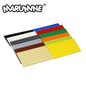 MARUMINE 6x12 Поддържаща плоча 5 бр. Строителни блокове Укрепване Печка За Създаване на Класическите Тухли MOC Строителни Обемни Детайли са Съвместими с 3028