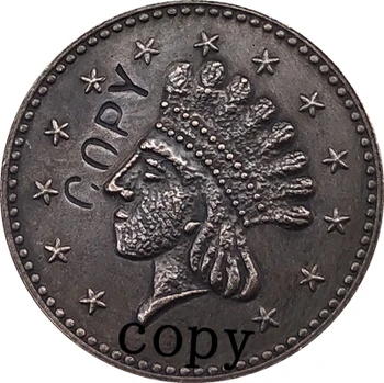 Гражданската война в САЩ 1863 копирни монети #8