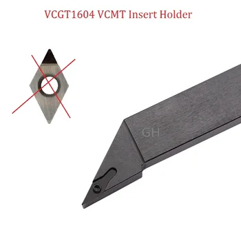 Титуляр SVJCR L VCGT1604 VN VCMT ППР твердосплавная плоча Външен струг инструмент SVJCR1212 1616 2020 2525 Струг машина без поставяне