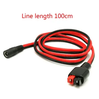 Штекерный кабел захранване dc 5.5 mm x 2,1 мм с dc адаптер 8 мм, Съвместими с Powerpole за преносим генератор 14 