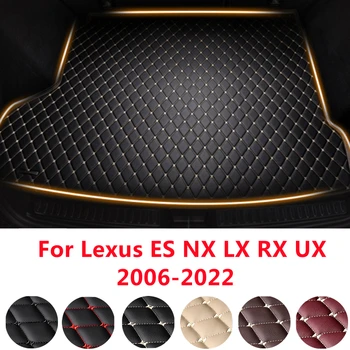 SJ Автомобилни Постелки за багажник, Подходящ за LEXUS NX LX RX UX ES-серия (2006-2022 ГОДИНА), Непромокаеми постелки за багажник, Багажная кална хастар