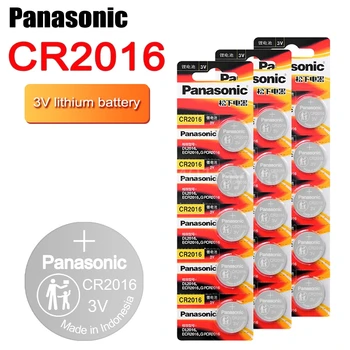 PANASONIC Cr2016 BR2016 DL2016 LM2016 KCR2016 ECR2016 Бутон Батерии 3 В Монета Литиева Led Светлини Диктофон